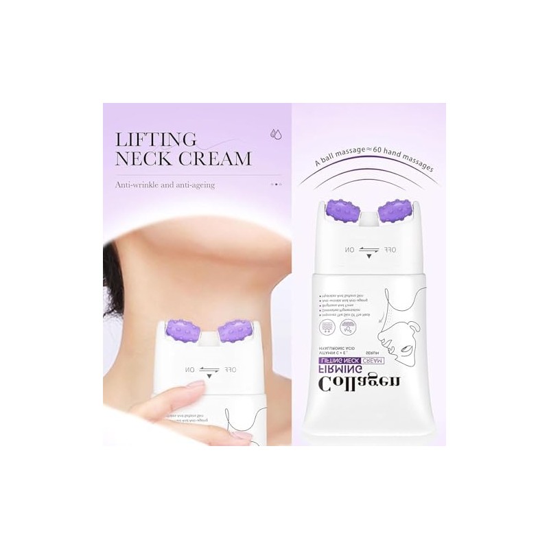 Crema Reafirmante de Cuello con Masaje de Rodillos 2 en
