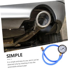 WOONEKY Back Pressure Gauge Tool Portable Blockage Detection Tester for Car Exhaust System