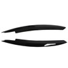 Pair Car Headlight Eyebrows Left Right Glossy Black Modification Replacement