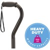 NOVA Medical Heavy Duty Quad Cane with Small Base, Black