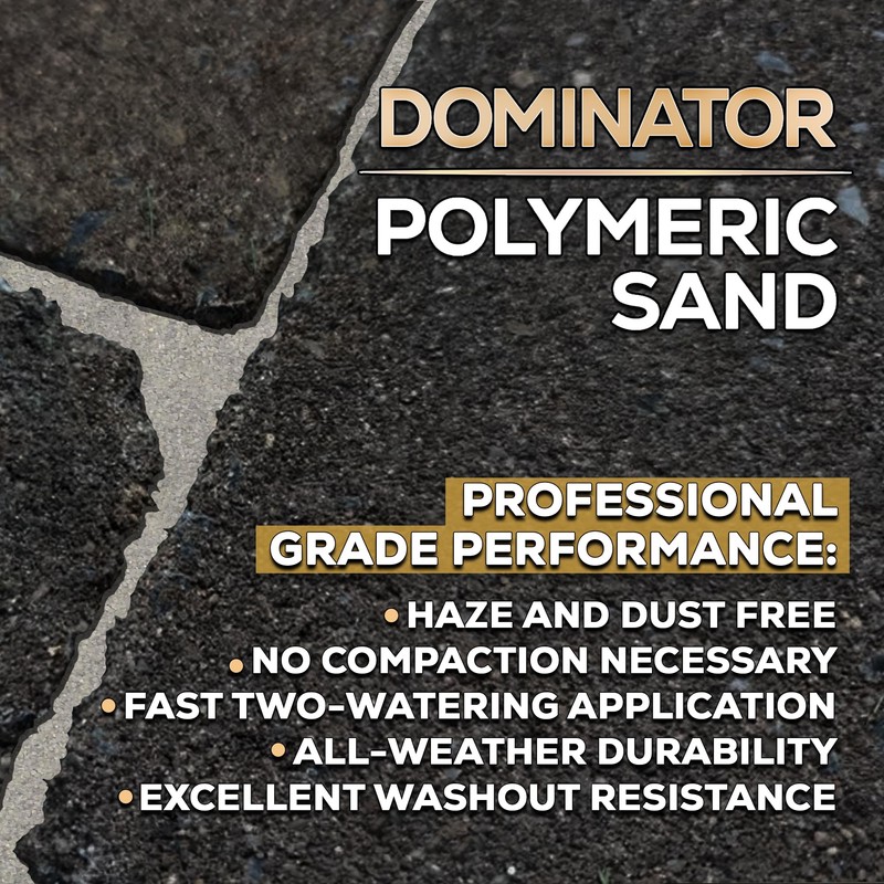 10 Pound Titanium Gray DOMINATOR Polymeric Sand with Revolutionary Ceramic