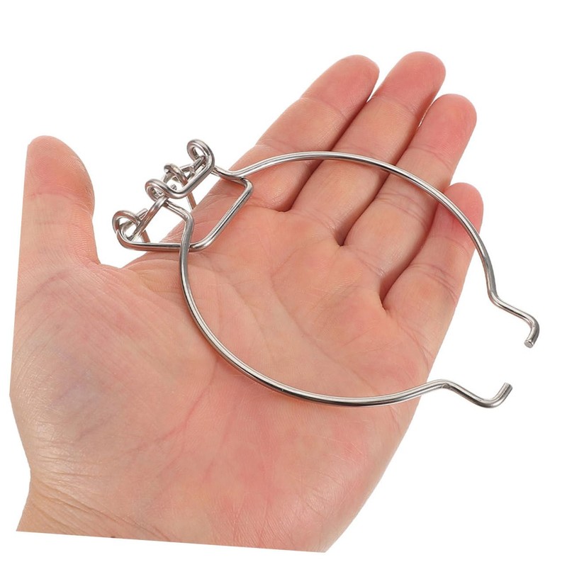 SHOWERORO 6Pcs Glass Canning Jar Accessories Wire Clamp Sealed Buckle