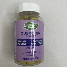 Nature’s Way Quercetin Gummies with Zinc 60 Gummies Per Container 1/25