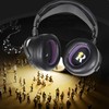 Jomwag Replacement Earpads for AUDEZE Maxwell Black/Purple Sheepskin with High-Density