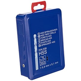 Bohrcraft M 591Empty Metal Case 50Pieces for HSS Twist Drill 338