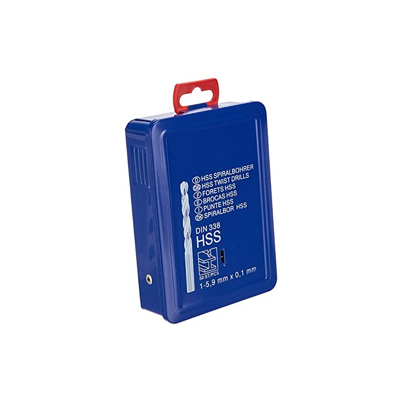 Bohrcraft M 591Empty Metal Case 50Pieces for HSS Twist Drill