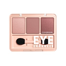 COVERGIRL COVERGIRL Eye Enhancer, Sweet Plum, Eyeshadow Trio, Easy to Wear, Clean & Vegan, Talc-Free, Matte & Shimmer Finishes, Smudge-Proof, 0.14oz