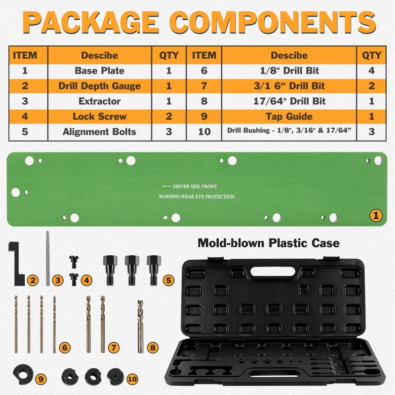 GOKESHFLY Exhaust Manifold Template Removal Kit 71500, Compatible with Dodge