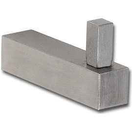 TECHNIK TEAM MH.310065.20 Tenam Coat Hook Height 33 mm Depth 65 mm Brushed Stainless Steel Silver