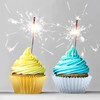 Elcoho 600 Pieces 1.25 Inch Mini Foil Metallic Cupcake Liners