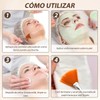 40pzs Para Facial Serum Acido Spa Brochas Mascalilla Blanco