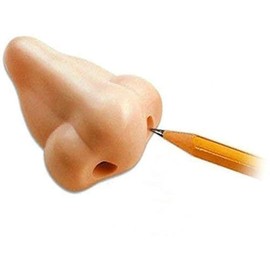 Funny Nose Pencil Sharpener - Great Gag Gift and Stocking Stuffer (1 Pk)
