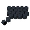 kwmobile Set of 20 Car Wheel Nuts Covers Compatible with