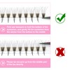 Ready-to-Use Eyelash Fans, 9D-D-0.07-12, Ready-to-Use Fan Eyelash Extensions, 0.07 Volume