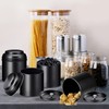 Meanplan 12 Pcs Tea Tin Canister with Airtight Double Lids