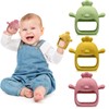 3 Pack Baby Teether Teething Toys for Babies 0-6 Months
