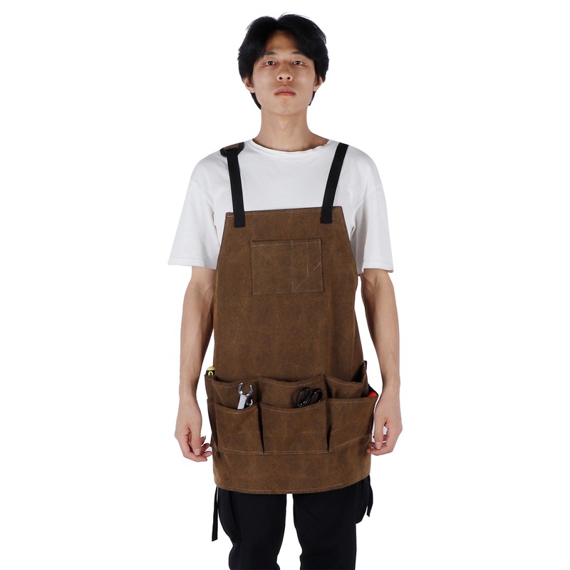 Garden MultiPocket Apron Canvas Electrician Maintenance Apron Hardware Fitting Tool