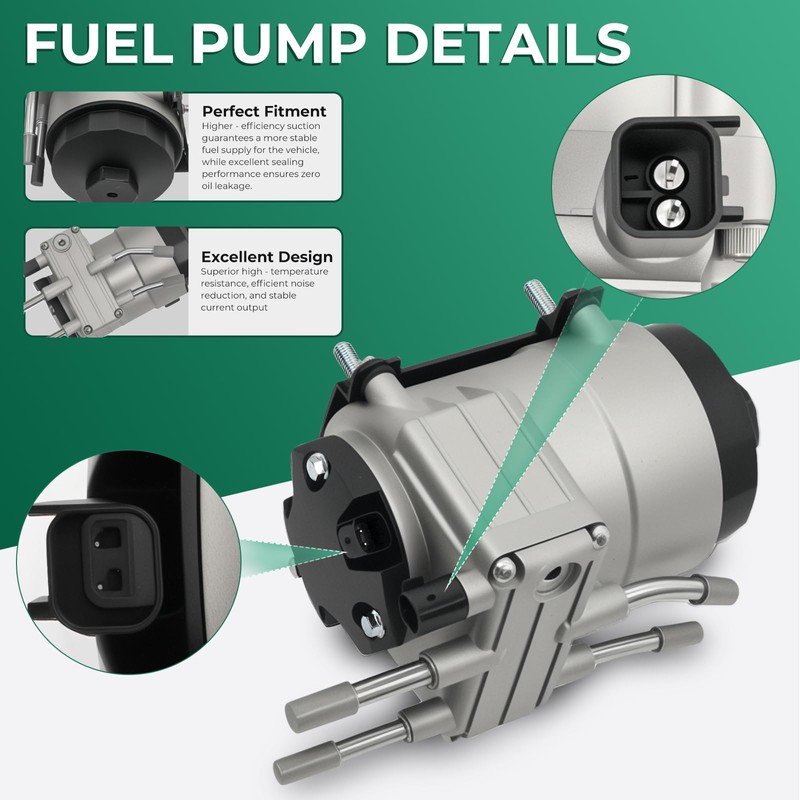 QBselecar power stroke 6.0L Diesel Fuel Pump Assembly Compatible with