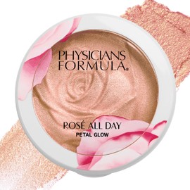 Physicians Formula Rosé All Day Highlighter Blush Face Powder, Shimmer Petal Glow, Pink Soft Petal, Dermatologist Tested, clínicamente probado