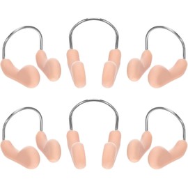 Yardenfun Pinzas nasales para Nadar, 6 Piezas de Silicona, fácil Limpieza y protección contra Asfixia en Entrenamiento y Agua Dulce