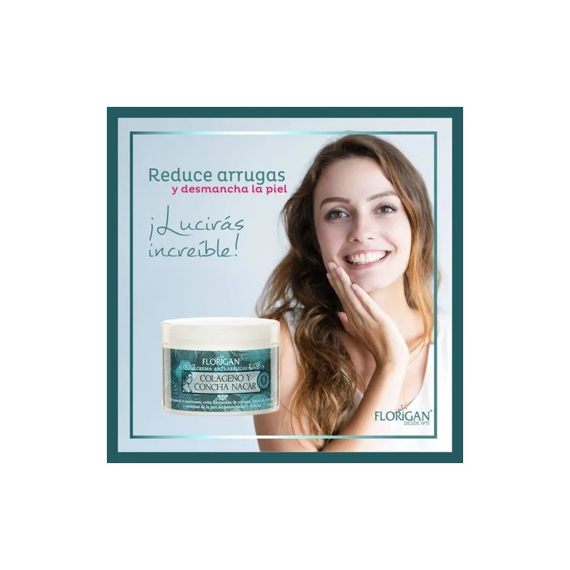 Crema Anti-arrugas Colágeno Y Concha Nácar Florigan® Set 3