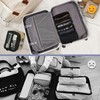 Surblue Travel Hanging Luggage Organizer Portable Suitcase Closet Organizer Multiple