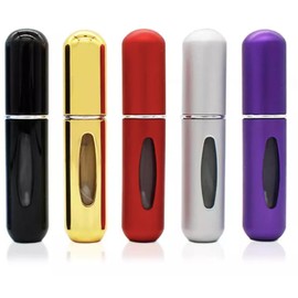 Okian Refillable Atomizer Spray Bottle for Perfume and Cologne Travel Size 5ml (5Pack)