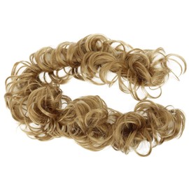 CAISHA by PRETTYSHOP XXL Hairpiece Scrunchy Updo Bridal Hairstyle Voluminous Curly Messy Bun Dirty Blonde HW13