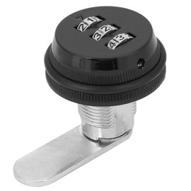 Combination Lock 3-Digit Password Security Padlock Keyless Cam Lock for Cabinet Locker Drawer Letter Box Locks