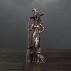 Copper Plated Witch Resin Crafts Home Decor Witch Wizard Resin
