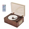 Portable CD Player, Retro CD Bluetooth Player with Dual HiFi