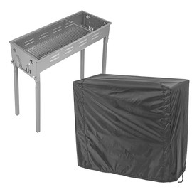 ZONADAH Barbecue Cover 90x63x70cm Outdoor BBQ Grill Cover Waterproof Oxford Cloth Garden BBQ Cover Grill Protector for Outdoor Garden Patio Black