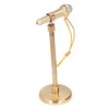 Adjustable Miniature Microphone Replica Model Mini Musical Instrument Decoration for