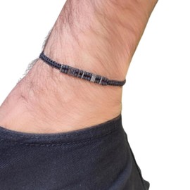 Live Gems | I Love You Morse Code Bracelet, Love You Morse Code Jewelry, Anniversary Gift for Men, Husband Gift For Him, Christmas Gift For Boyfriend