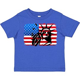 inktastic Liberty Flag Toddler T-Shirt 3T Royal Blue 309d7