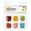 Folia Bringmann 12501 Patterned Brad Pins Round Assorted Pack of