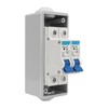 2 Poles Circuit Breaker MCB Miniature Leakage Breaker Waterproof Distribution