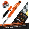 THORVALD 12 Leads Carpentry Pencil - Incl. 8 Grey +