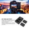 NP FW50 Camera Battery 7.2V 1850mAh with Dual USB LED