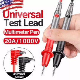 Unbranded FOR Fluke Meter Electrical Alligator Clip Probes 1000V 20A Multimeter Test Leads