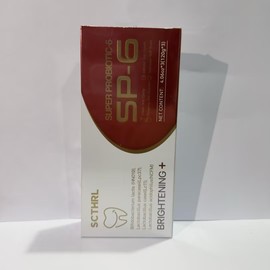 Upgraded SP-6 Probiotic Whitening Toothpaste, Advanced Whitening Formula with 4 Probiotics, Mint Flavor for Fresh Breath, Fluoride-Free, Removes Plaque, Protects Enamel, Perfect for Family Oral Care.