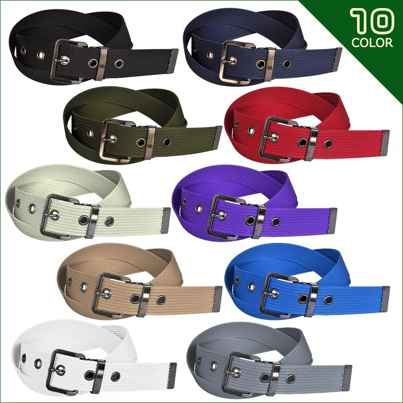 KASAJIMA 1.3 inches (32 mm) Nylon 1P Work Belt (Chlornickel)