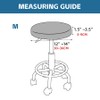 Shukii Stool Covers - 4 Pack Waterproof PU Slipcover with