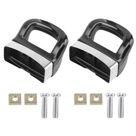 2Pcs Pot Short Side Handles Pot Handle Metal Pressure Pan Handle Ear Replacement Metal Pot Panhandle Short Side Handle for Kitchen Steamer Sauce Pot Black One Size