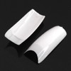 TRIXES 500 White French False Acrylic Nail Art Tips Gel