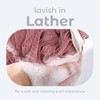 MainBasics Bath Shower Loofah Sponge Pouf Body Scrubber Exfoliator Body