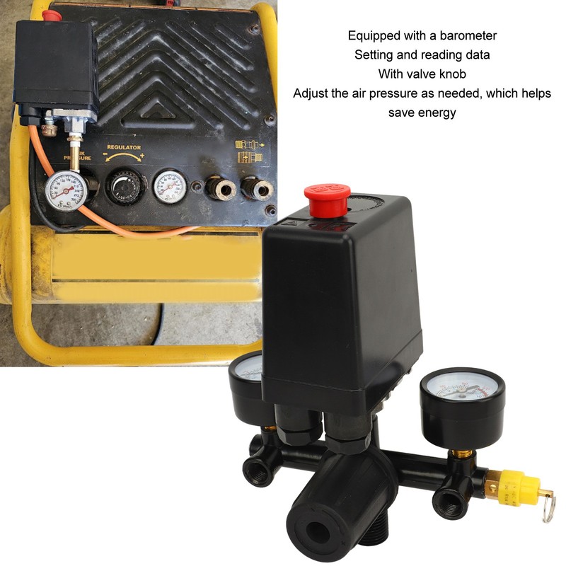 Air Compressor Pressure Switch Control Valve Accurate Control Easy Adjustment