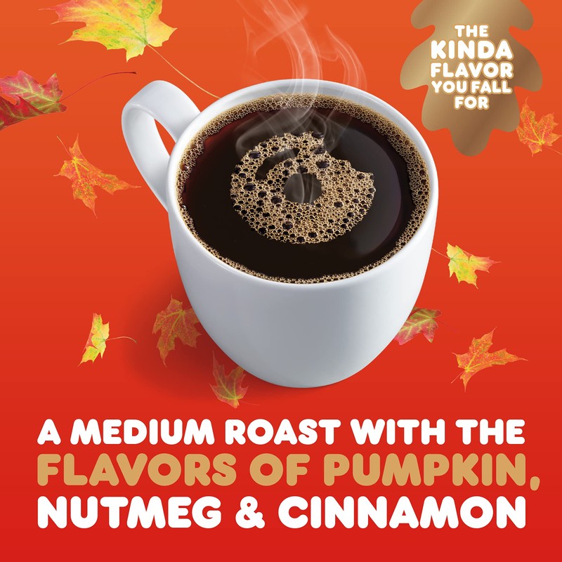 Dunkin' Pumpkin Spice Seasonal Flavor Ground Coffee Variety Pack, 11