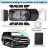 TINGLU Window Shades for Toyota 4Runner 2010-2024 Accessories Car Side