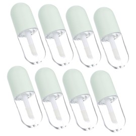 Ipetboom 8pcs Lip Gloss Tube Lip Gloss Base Lipstick Lip Containers Lip Balm Containers Refillable Lip Tube Lip Gloss Bottle Travel Stuff Terrarium Tube Lip Gloss Eyelash Vial Plastic Pp